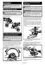 Предварительный просмотр 6 страницы Makita M9507 Instruction Manual