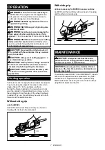 Предварительный просмотр 7 страницы Makita M9507 Instruction Manual