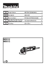 Makita M9513 Instruction Manual предпросмотр