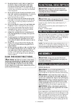 Preview for 6 page of Makita M9800 Series Instruction Manual