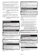 Предварительный просмотр 7 страницы Makita M9800KX4 Instruction Manual