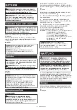 Preview for 17 page of Makita M9800KX4 Instruction Manual