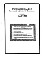 Предварительный просмотр 16 страницы Makita MAC1200 Owner'S Manual