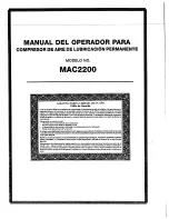 Предварительный просмотр 32 страницы Makita MAC2200 Owner'S Manual