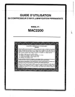 Предварительный просмотр 48 страницы Makita MAC2200 Owner'S Manual