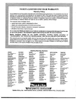 Предварительный просмотр 31 страницы Makita MAC3000 Manual