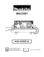 Предварительный просмотр 20 страницы Makita MAC3001 Operating Instructions Manual