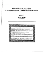 Предварительный просмотр 44 страницы Makita MAC500 Owner'S Manual