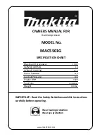 Предварительный просмотр 2 страницы Makita MAC5501G Operating Instructions Manual