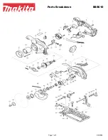 Preview for 1 page of Makita Makstar BSS610 Parts Breakdown