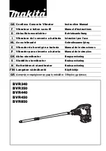 Preview for 1 page of Makita Makstar BVR340 Instruction Manual