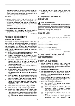 Предварительный просмотр 9 страницы Makita Makstar BVR450 Instruction Manual