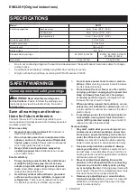 Preview for 14 page of Makita MAKSTAR DC18RA Instructions Manual