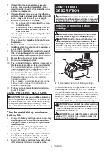 Предварительный просмотр 16 страницы Makita MAKSTAR DC18RA Instructions Manual