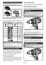 Preview for 38 page of Makita MAKSTAR DC18RA Instructions Manual