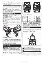 Preview for 39 page of Makita MAKSTAR DC18RA Instructions Manual