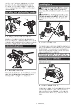 Preview for 41 page of Makita MAKSTAR DC18RA Instructions Manual