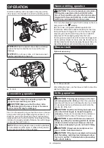 Предварительный просмотр 42 страницы Makita MAKSTAR DC18RA Instructions Manual