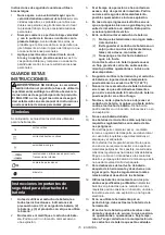 Preview for 47 page of Makita MAKSTAR DC18RA Instructions Manual