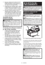 Preview for 48 page of Makita MAKSTAR DC18RA Instructions Manual