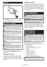 Preview for 54 page of Makita MAKSTAR DC18RA Instructions Manual