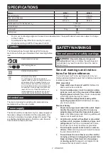 Preview for 2 page of Makita maktec MT967 Instruction Manual