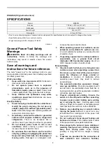 Preview for 2 page of Makita MBS402 Instruction Manual