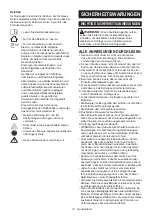 Предварительный просмотр 14 страницы Makita ML007G Instruction Manual