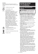 Предварительный просмотр 94 страницы Makita ML007G Instruction Manual