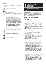 Предварительный просмотр 99 страницы Makita ML007G Instruction Manual