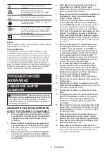 Предварительный просмотр 61 страницы Makita ML010G Instruction Manual