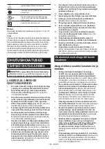 Предварительный просмотр 105 страницы Makita ML010G Instruction Manual