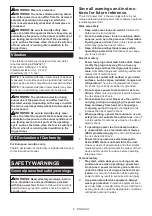 Preview for 5 page of Makita MP001GZ Instruction Manual