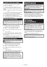 Preview for 11 page of Makita MP001GZ Instruction Manual