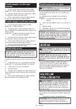 Preview for 180 page of Makita MP001GZ Instruction Manual