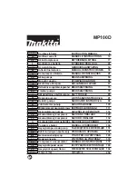 Preview for 1 page of Makita MP100D Instruction Manual