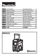 Предварительный просмотр 1 страницы Makita MR002GZ Instruction Manual