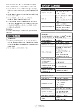 Preview for 27 page of Makita MR002GZ Instruction Manual