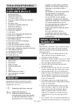 Preview for 109 page of Makita MR002GZ Instruction Manual