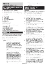 Preview for 5 page of Makita MR003GZ Instruction Manual