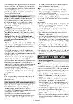 Preview for 9 page of Makita MR006GZ Instruction Manual