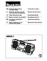 Makita MR051 Instruction Manual preview