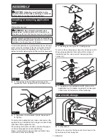 Предварительный просмотр 7 страницы Makita MT01 Instruction Manual