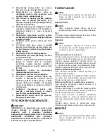 Предварительный просмотр 62 страницы Makita MT902 Instruction Manual