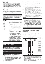 Preview for 8 page of Makita MW001GZ Instruction Manual