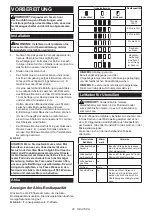 Preview for 28 page of Makita MW001GZ Instruction Manual