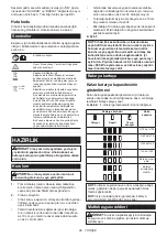 Preview for 99 page of Makita MW001GZ Instruction Manual