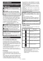 Preview for 137 page of Makita MW001GZ Instruction Manual