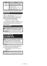 Preview for 178 page of Makita MW001GZ Instruction Manual