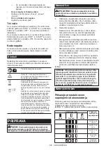 Preview for 202 page of Makita MW001GZ Instruction Manual